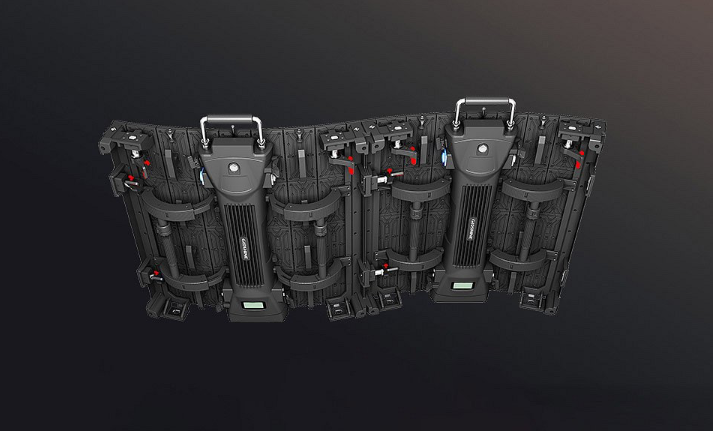 Polaris 2.6 CF Flexi - convex and concave curvature in one cabinet