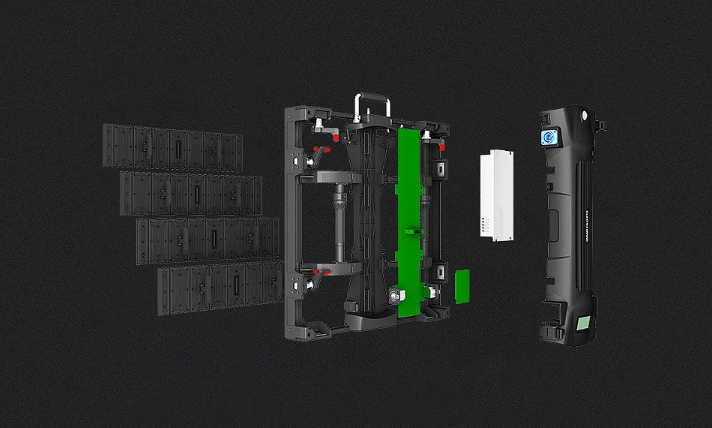 Polaris 2.6 CF Flexi - rozložený pohled komponent