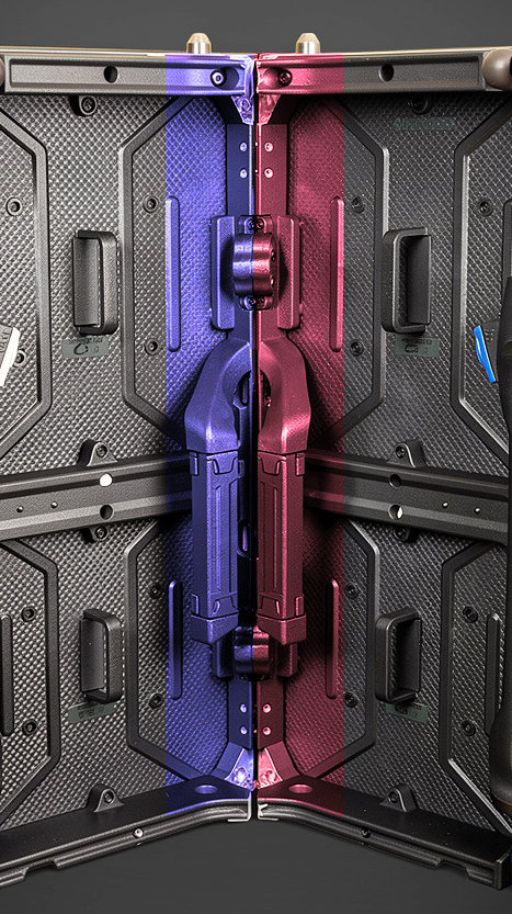 Polaris 2.6 L - corner connection detail